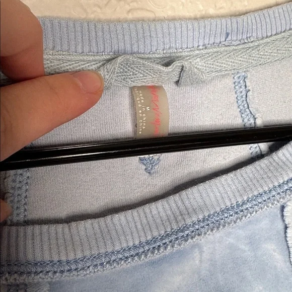 Free People Movement Strive on Sweat Velvet Pullover Sweatshirt - Picture 3 of 8